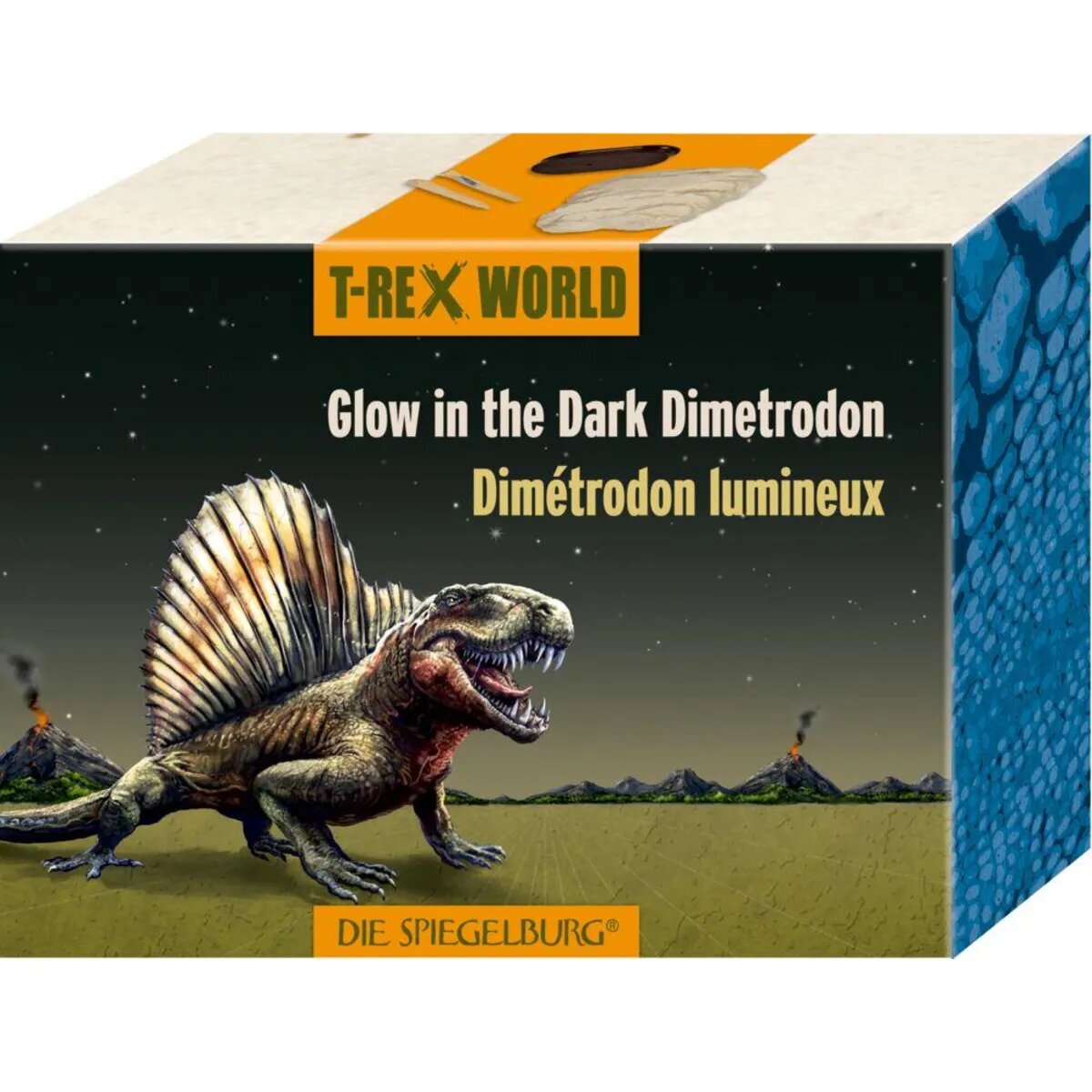 Die Spiegelburg Glow in the Dark Dimetrodon T-Rex World