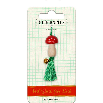 Die Spiegelburg Glückspilz Viel Glück (Anhänger mit Glöckchen)