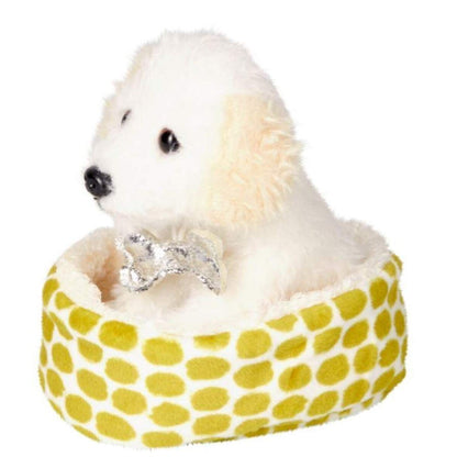 Die Spiegelburg Goldendoodle Flocke im Korb - Lustige Tierparade