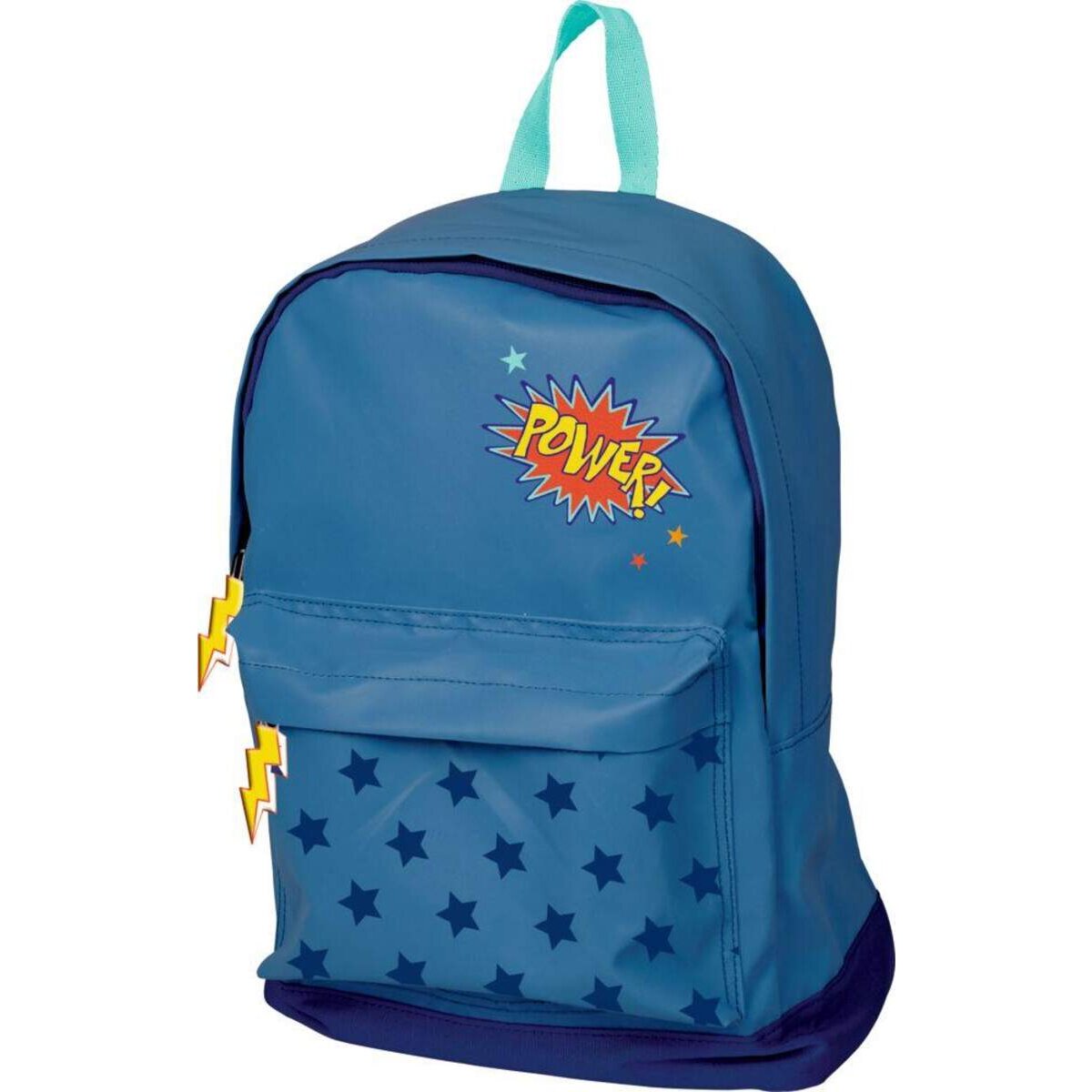 Die Spiegelburg Großer Rucksack POWER! Glühwürmchen (blau)