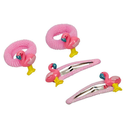 Die Spiegelburg Haarclip + Harrgummi Flamingo beautiful Stars
