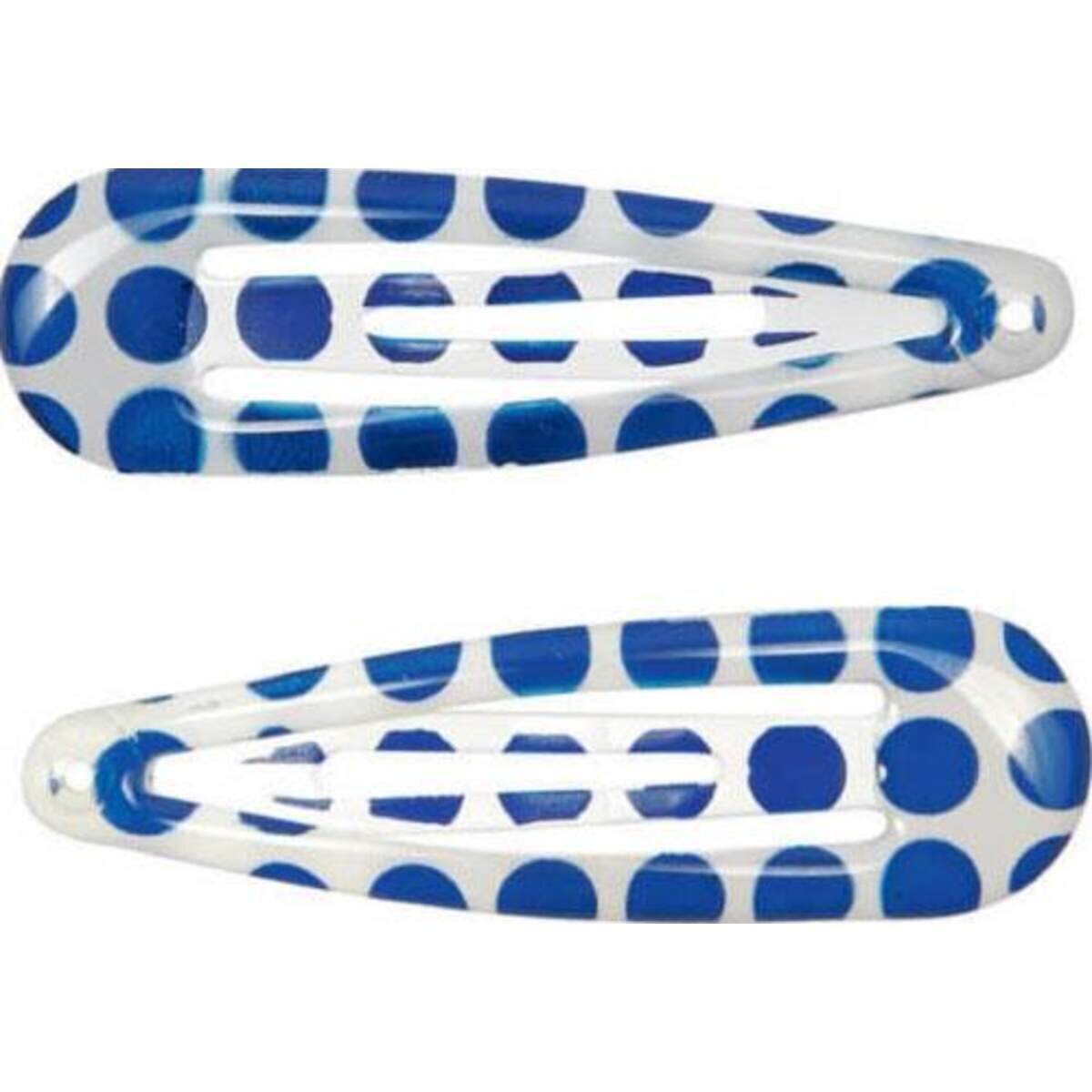 Die Spiegelburg Haarclip blau Streifen + Punkte beautiful Stars, sort.: 1 Stück, 2-fach