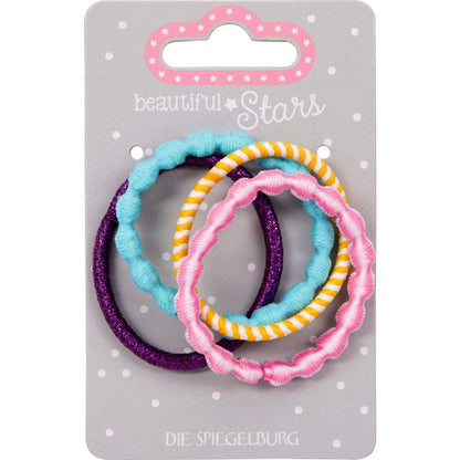 Die Spiegelburg Haargummi Set no.1 - beautiful Stars, 3er Set, 3-fach sortiert