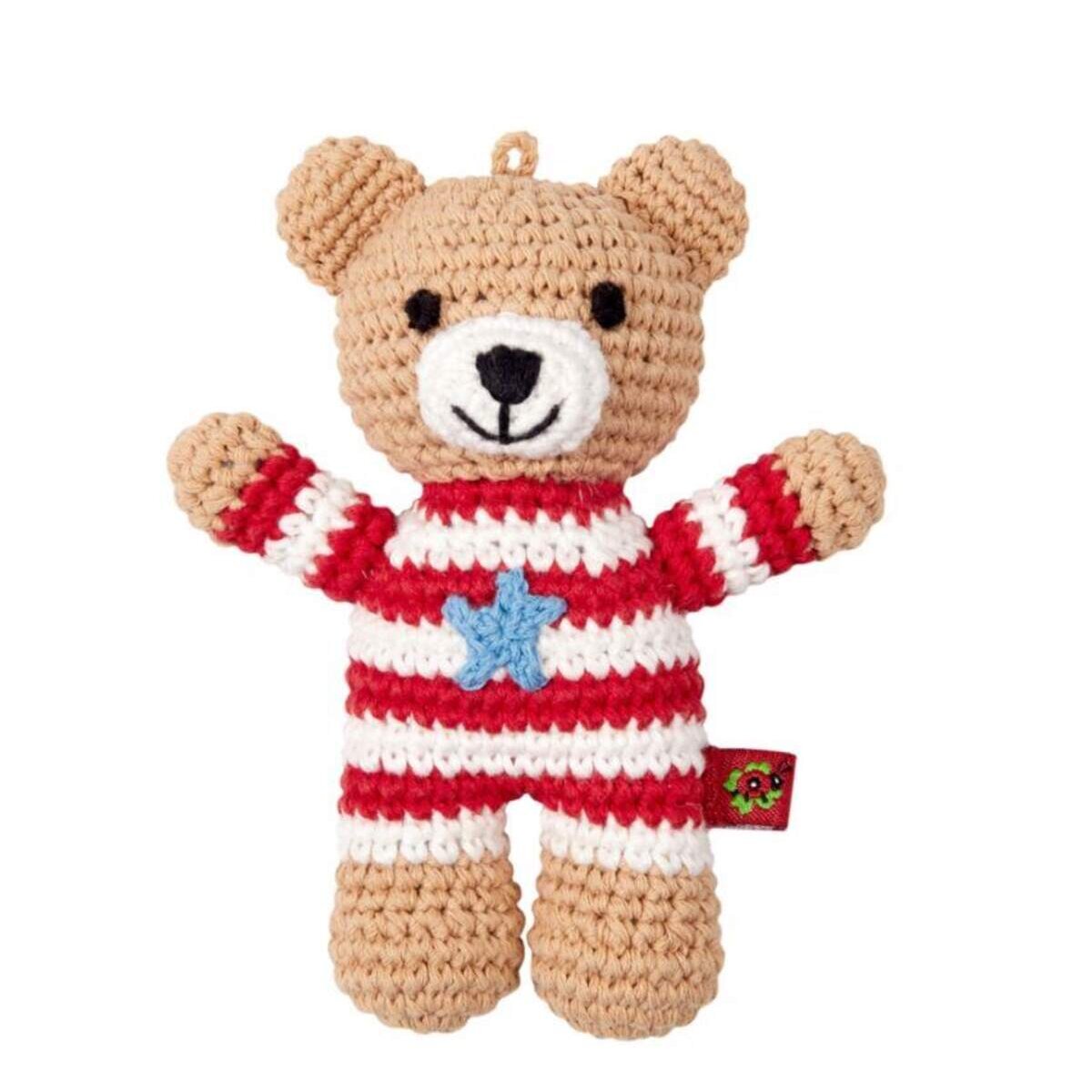 Die Spiegelburg Häkel-Rassel Teddy BabyGlück