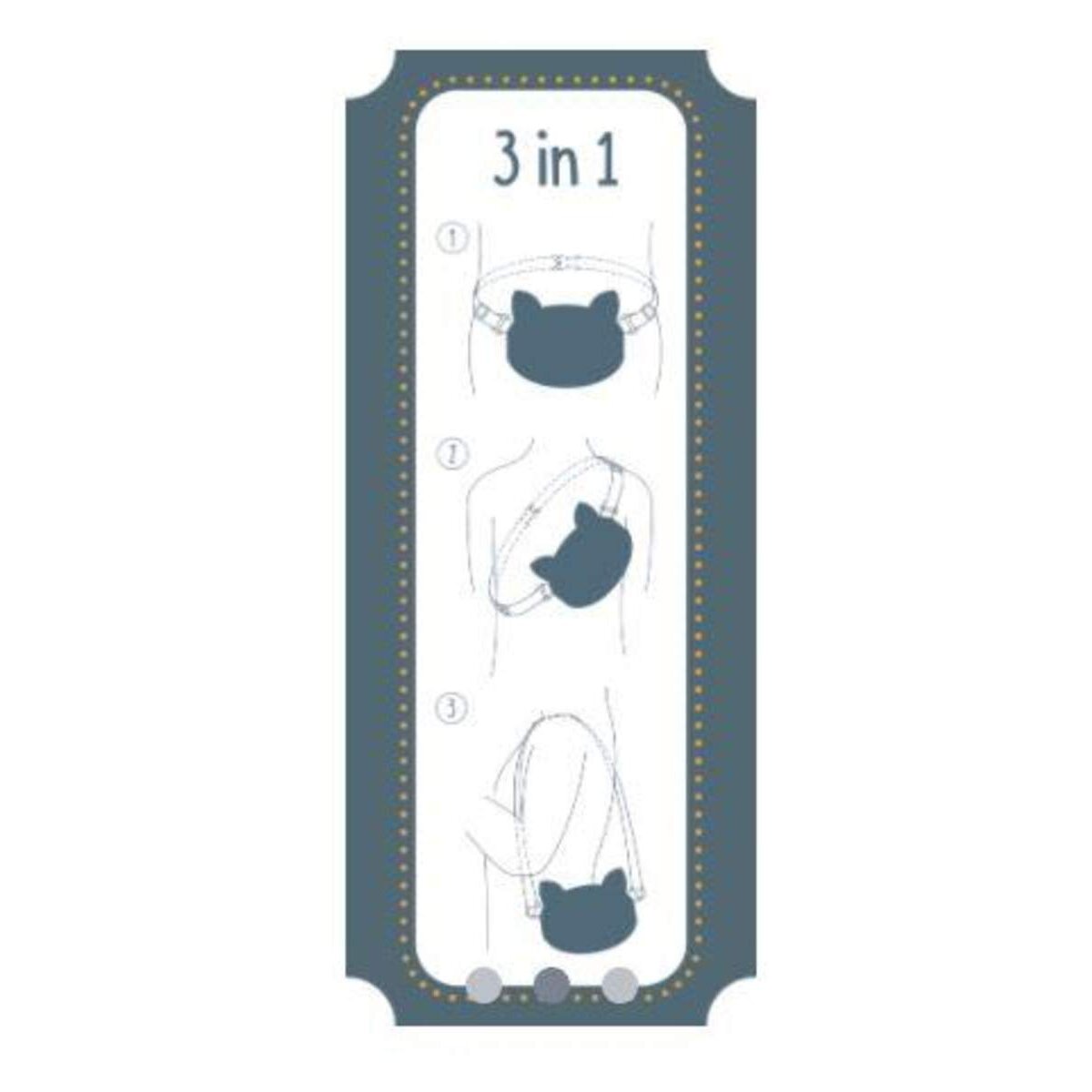 Die Spiegelburg Hip Bag Hase - Tierisches Taschentheater