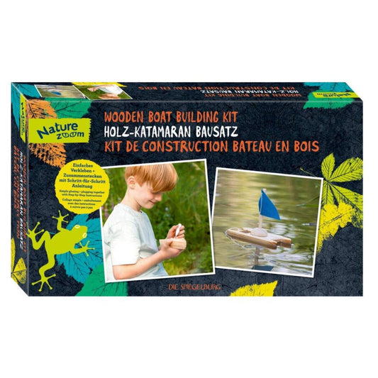 Die Spiegelburg Holz-Katamaran Bausatz Nature Zoom