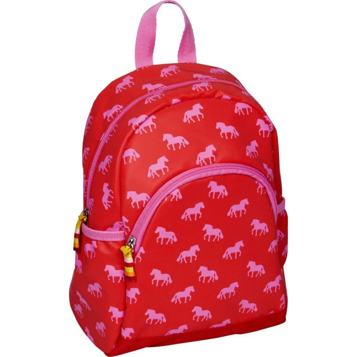 Die Spiegelburg Kl. Rucksack Pferdchen rot  Glühwürmchen