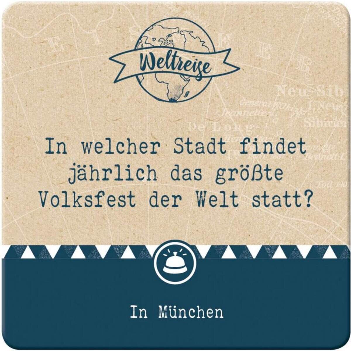 Die Spiegelburg Klingel-Quiz "Weltreise" Reisezeit