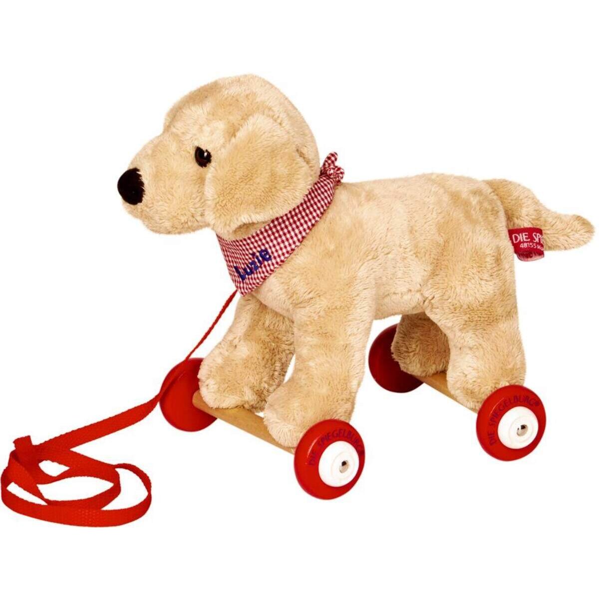 Die Spiegelburg Labrador Luzie auf Holzrollen Lustige Tierparade