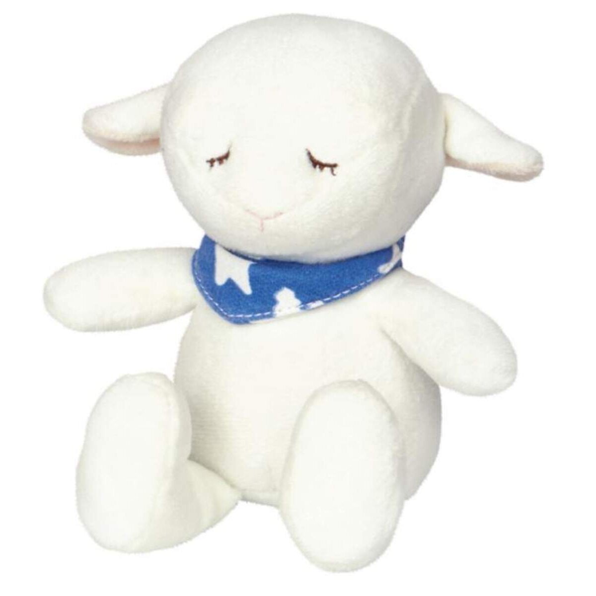 Die Spiegelburg Lustige Tierparade Lämmchen Mila 19 cm, leuchtet im Dunkeln