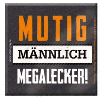 Die Spiegelburg Magnet SPRÜCHEKLOPFER Urban&Gray, sortiert