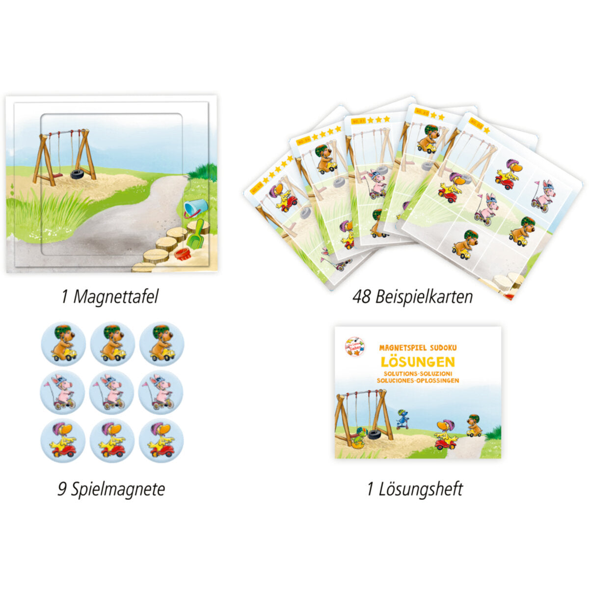 Die Spiegelburg Magnetspiel Sudoku - Die Lieben Sieben