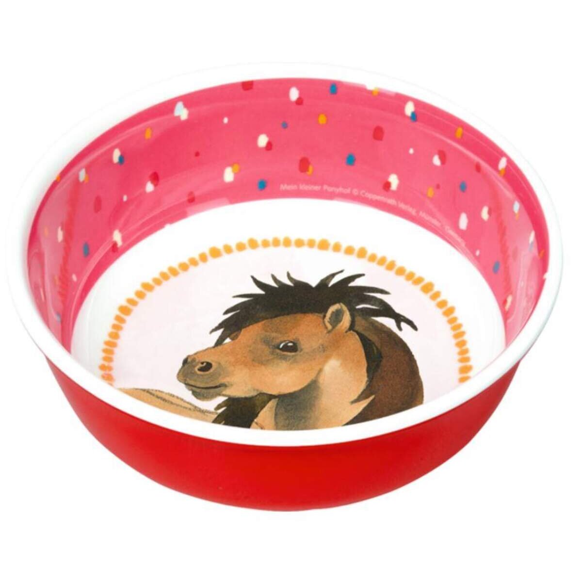 Die Spiegelburg Melamin-Schale Mein kl. Ponyhof