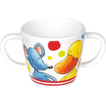 Die Spiegelburg Melamin-Tasse mit 2 Henkeln Die Lieben Sieben