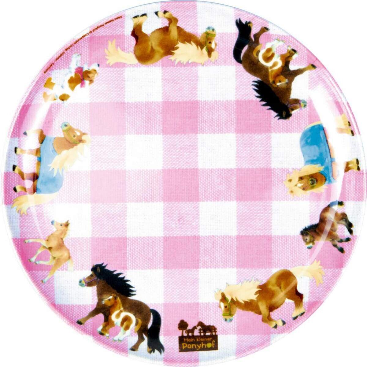Die Spiegelburg Melamin-Teller Mein kleiner Ponyhof