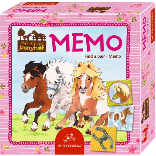 Die Spiegelburg Memo Mein kleiner Ponyhof