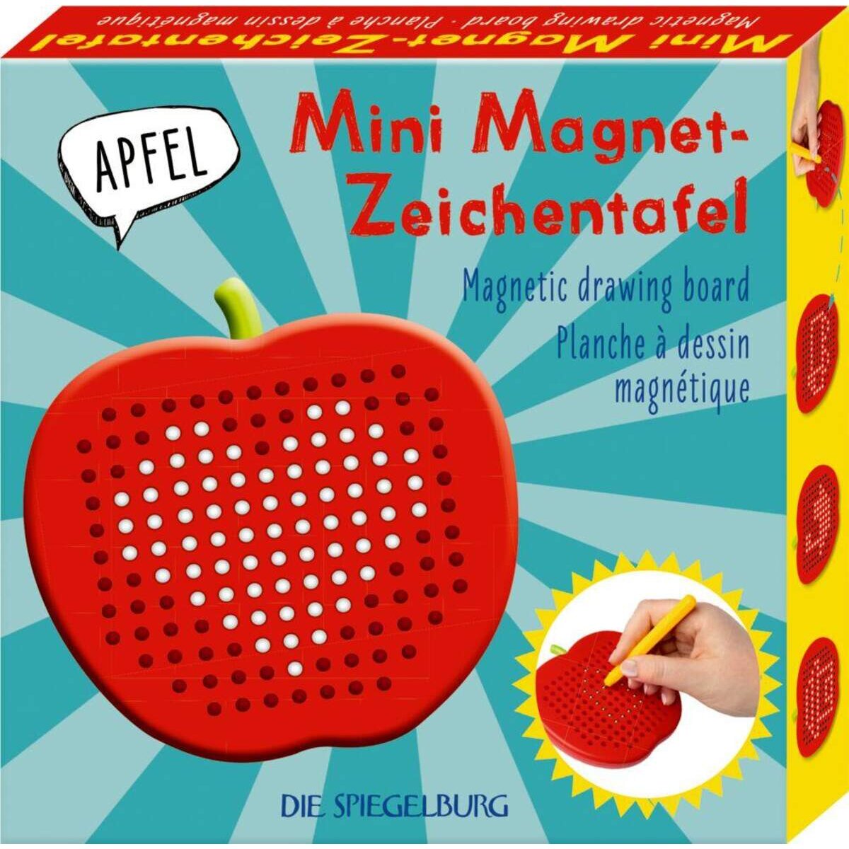 Die Spiegelburg Mini-Magnet-Zeichentafel Apfel - Bunte Geschenke
