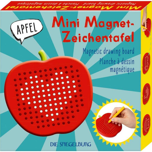 Die Spiegelburg Mini-Magnet-Zeichentafel Apfel - Bunte Geschenke