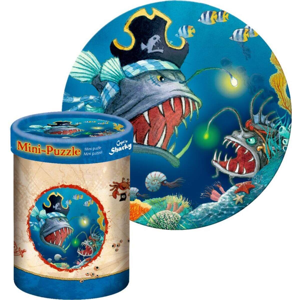 Die Spiegelburg Mini-Puzzles Capt'n Sharky 40 Teile, sortiert
