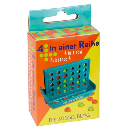 Die Spiegelburg Mini-Spiel "4 in einer Reihe" Bunte Geschenke