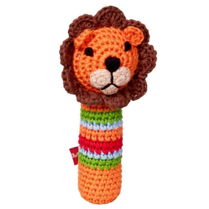 Die Spiegelburg Minirassel (Affe, Giraffe, Löwe) BabyGlück, 1 Stück, 3-fach sortiert