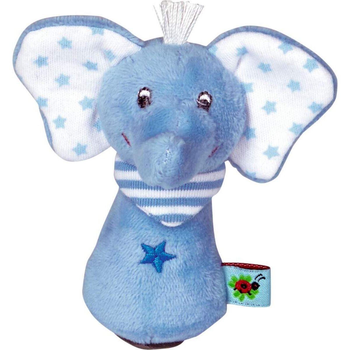 Die Spiegelburg Minirassel Elefant BabyGlück, hellblau