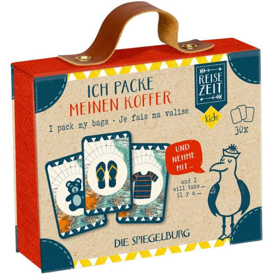 Die Spiegelburg Mitbringspiel "Ich packe meinen Koffer" Reisezeit Kids