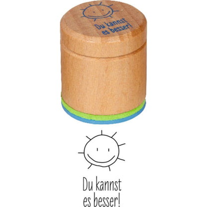 Die Spiegelburg Motivationsstempel - Bunte Geschenke, 1 Stück, 6-fach sortiert