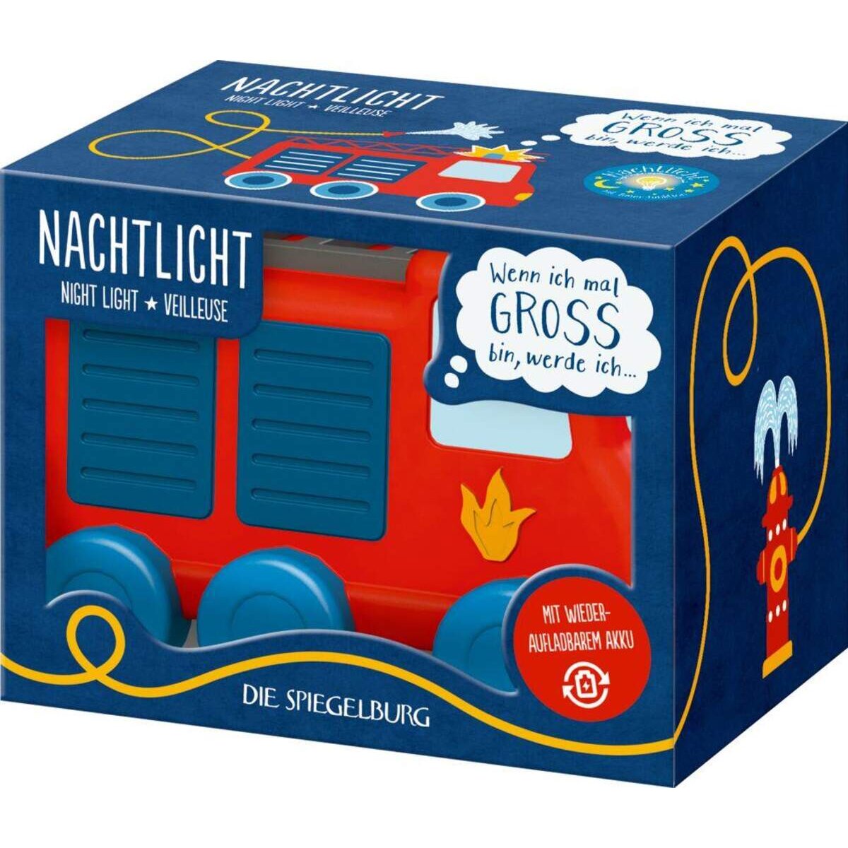 Die Spiegelburg Nachtlicht Feuerwehr (Wenn ich mal groß bin)