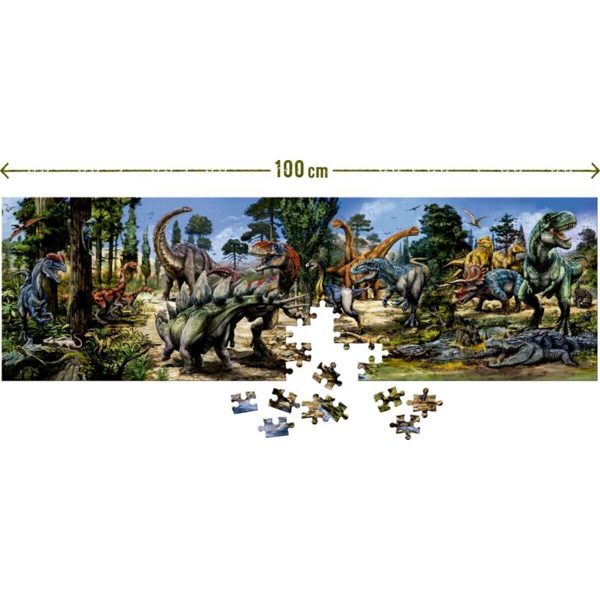 Die Spiegelburg Panorama-Puzzle T-Rex World (250 Teile)