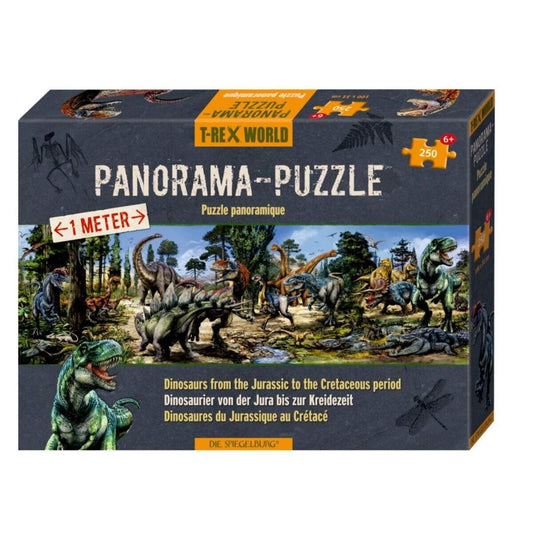Die Spiegelburg Panoramapuzzle 1 Meter T-Rex World 250 Teile