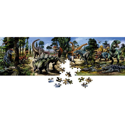 Die Spiegelburg Panoramapuzzle 1 Meter T-Rex World 250 Teile