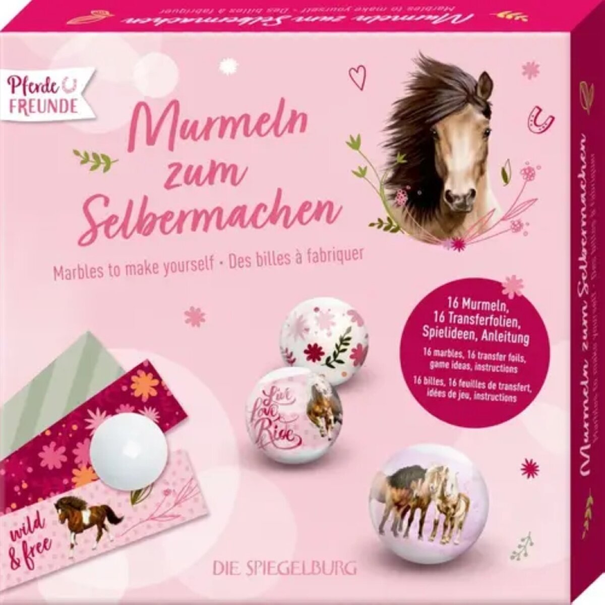Die Spiegelburg Pferdefreunde - Murmeln zum Selbermachen