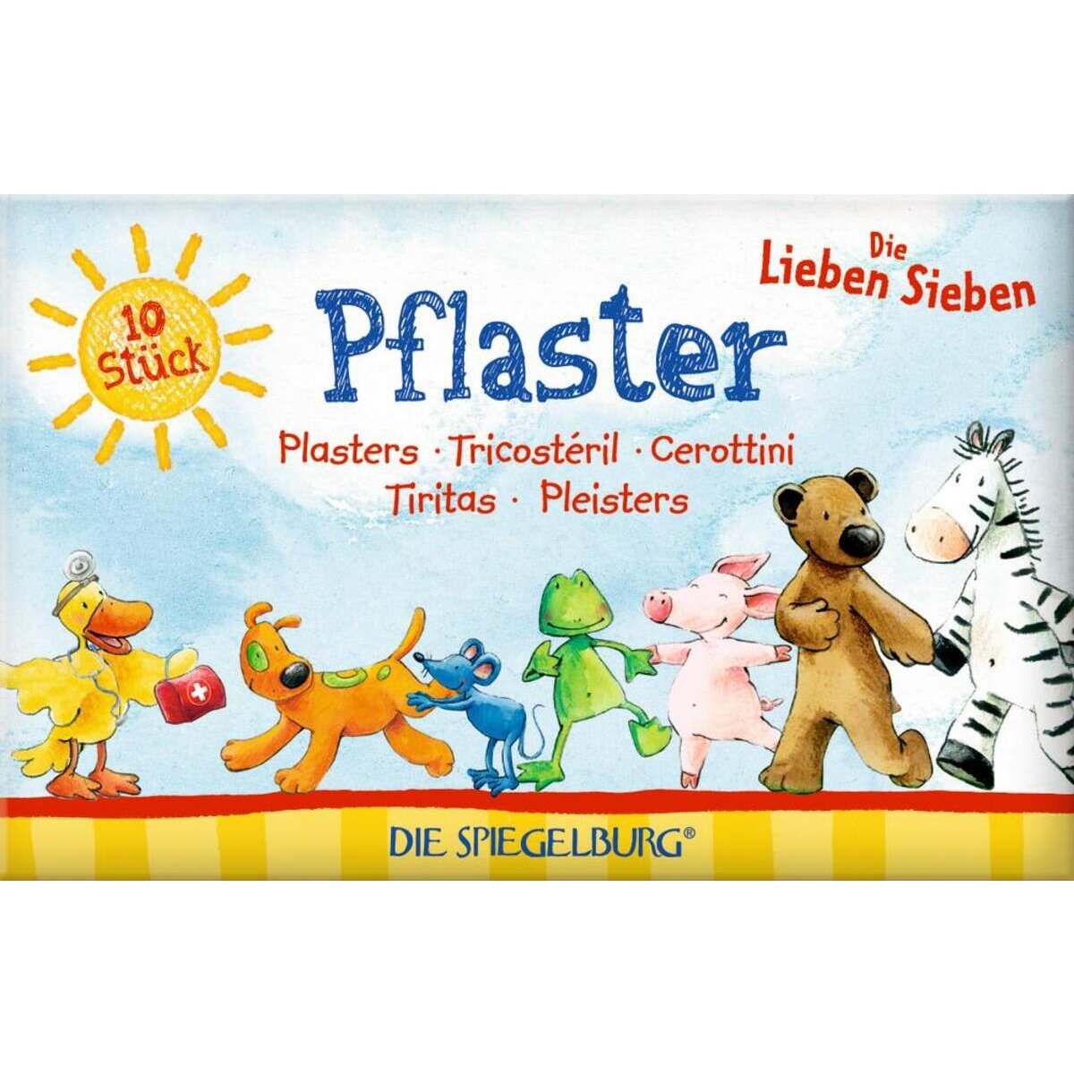 Die Spiegelburg Pflasterstrips Die Lieben Sieben, 10 Stück