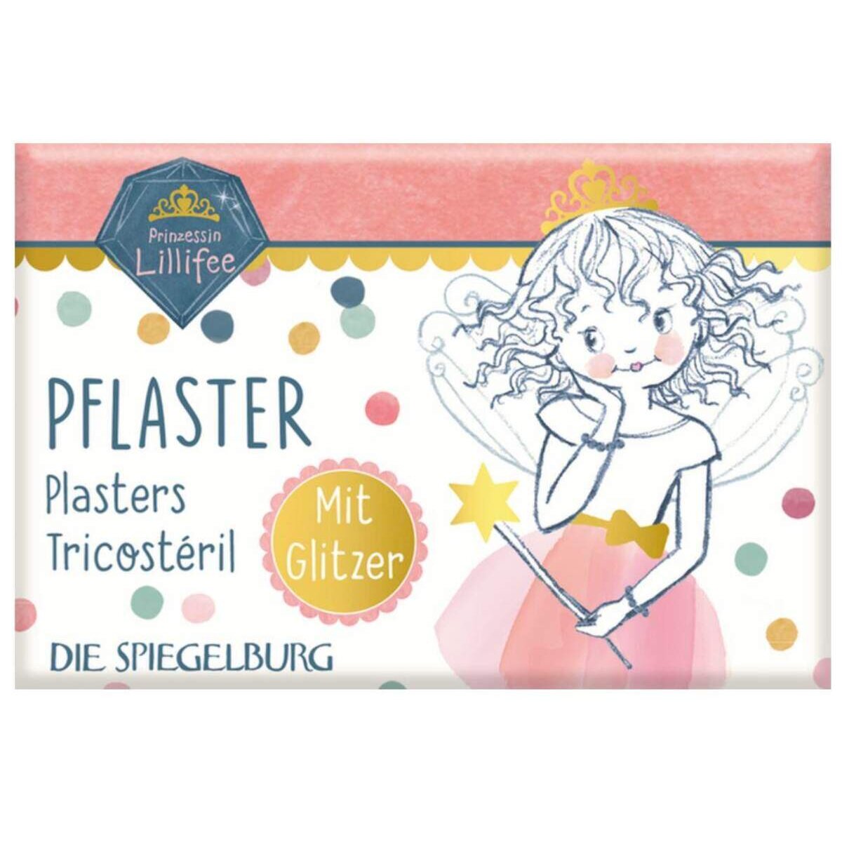 Die Spiegelburg Pflasterstrips mit Glitzer Pr.Lillifee (10 St.) Glitter&Gold
