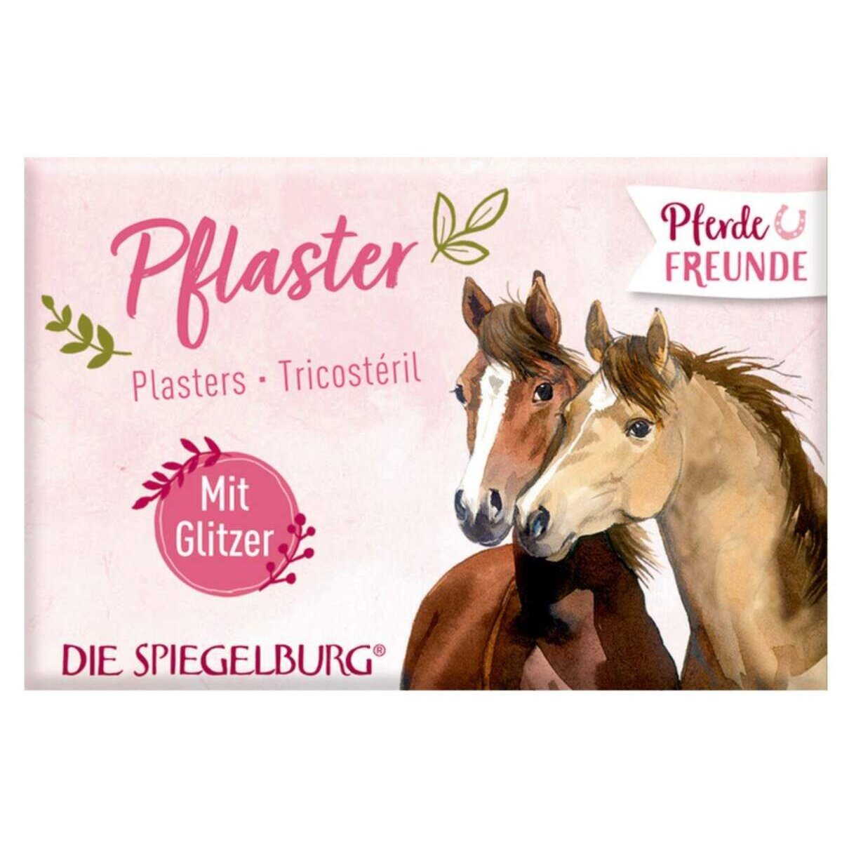 Die Spiegelburg Pflasterstrips mit Glitzer Pferdefreunde (10 St.)