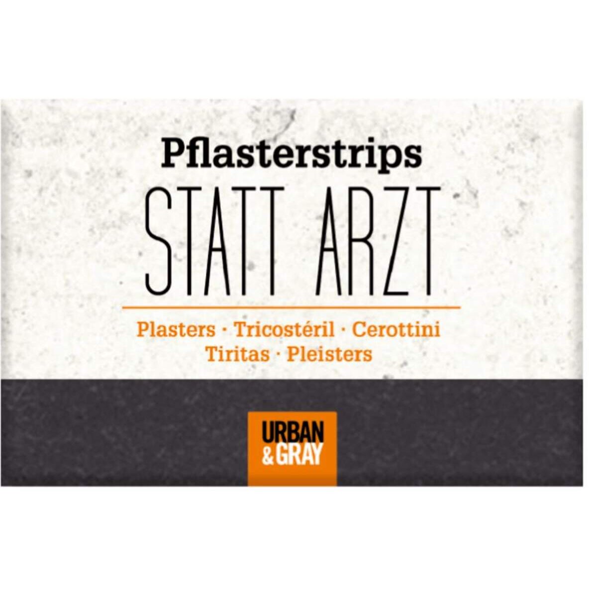 Die Spiegelburg Pflasterstrips STATT ARZT Urban&Gray 10 Stück