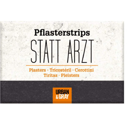 Die Spiegelburg Pflasterstrips STATT ARZT Urban&Gray 10 Stück