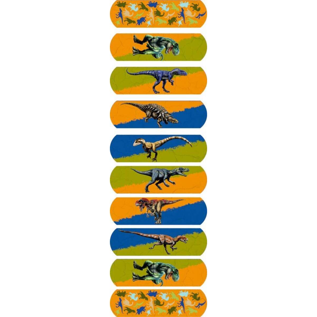 Die Spiegelburg Pflasterstrips T-Rex World, 10 Stück