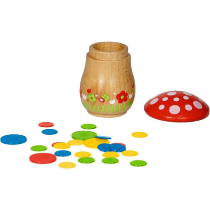 Die Spiegelburg Pilz-Flohspiel Bunte Geschenke