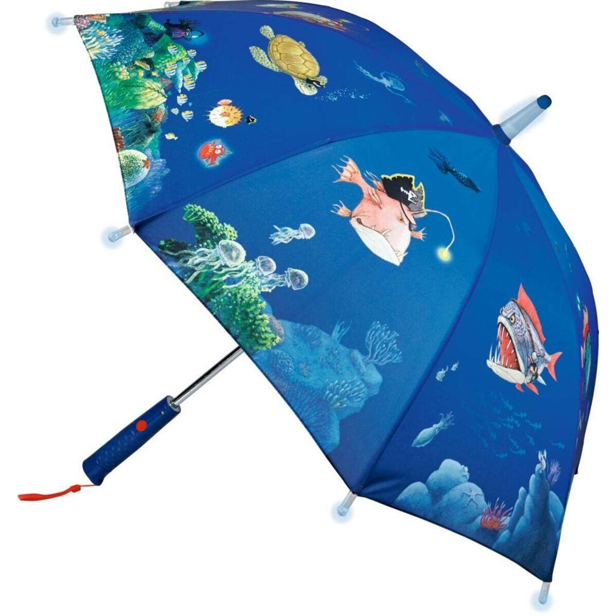 Die Spiegelburg Regenschirm Capt'n Sharky Tiefsee (mit Lichteffekten)
