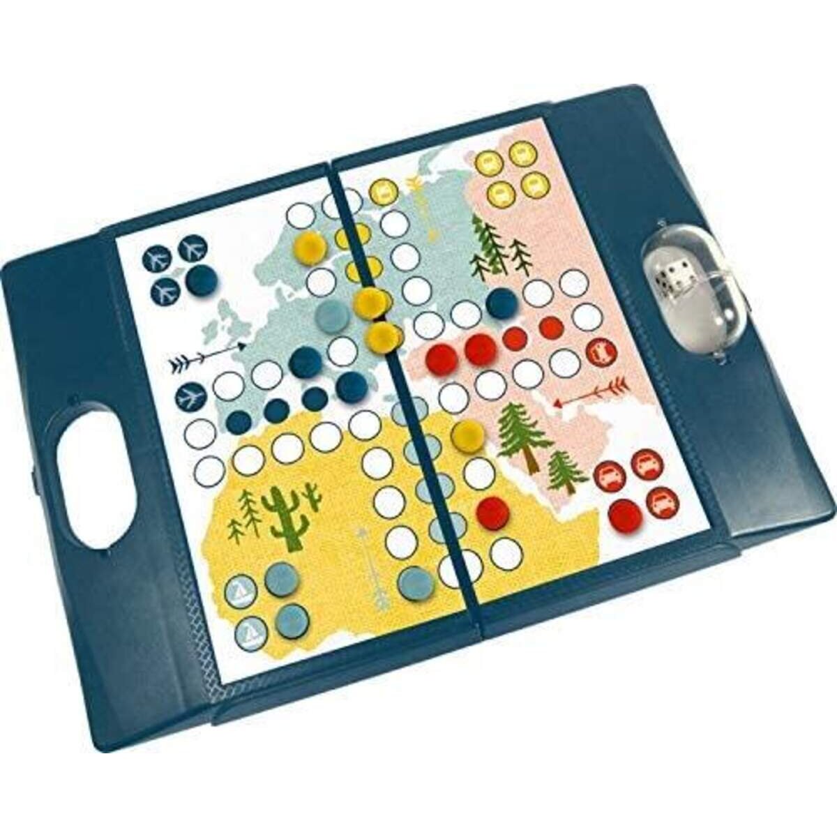Die Spiegelburg Reisezeit Kids Magnetisches Reisespiel Ludo & Leiterspiel