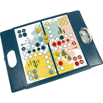 Die Spiegelburg Reisezeit Kids Magnetisches Reisespiel Ludo & Leiterspiel