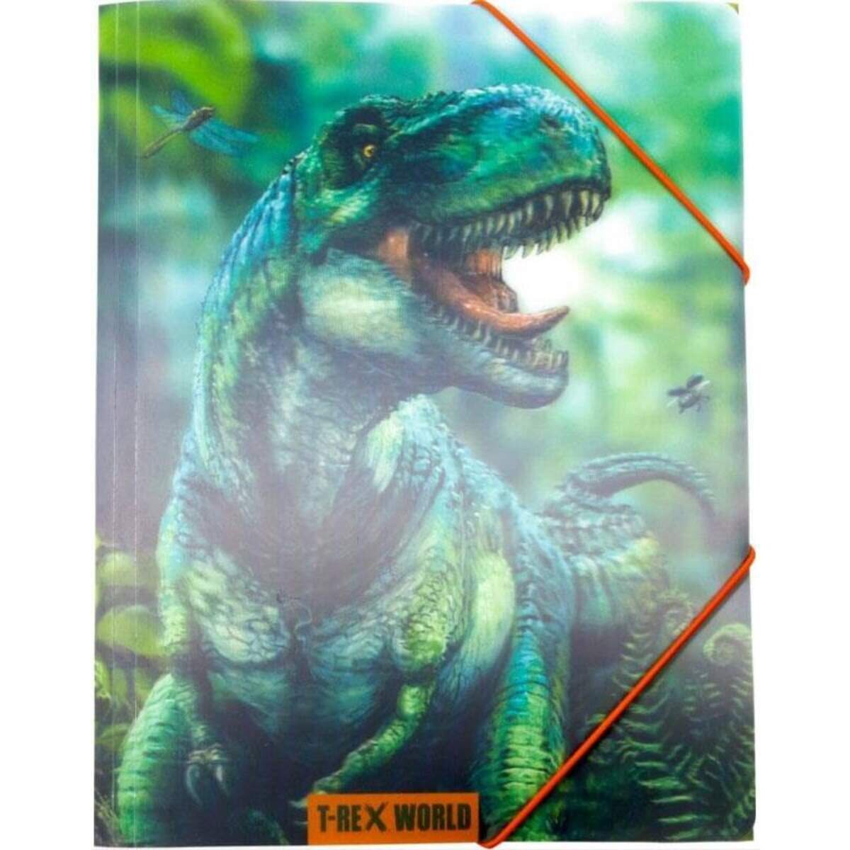 Die Spiegelburg Sammelmappe A4 T-Rex World (mit 3D-Effekt)