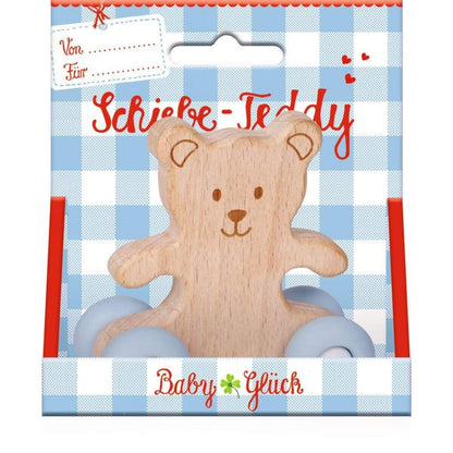 Die Spiegelburg Schiebe-Teddy aus Holz BabyGlück