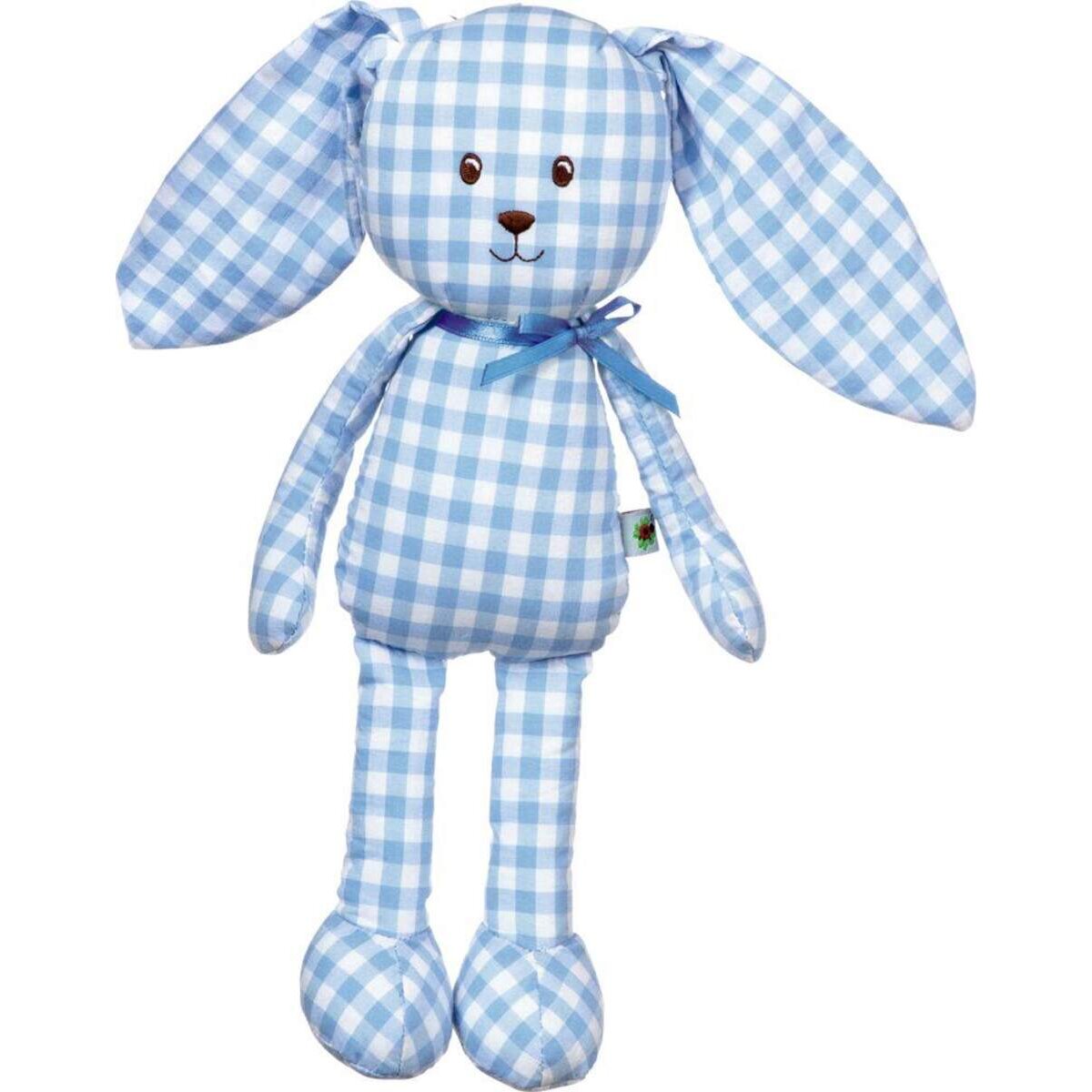 Die Spiegelburg Schlenkerhäschen BabyGlück, vichy hellblau