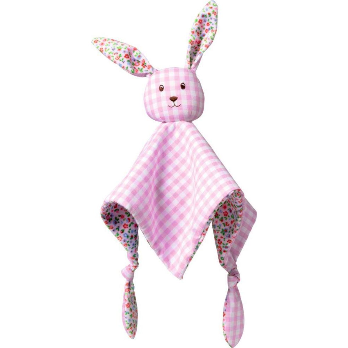 Die Spiegelburg Schnuffeltuch Häschen BabyGlück, vichy rosa