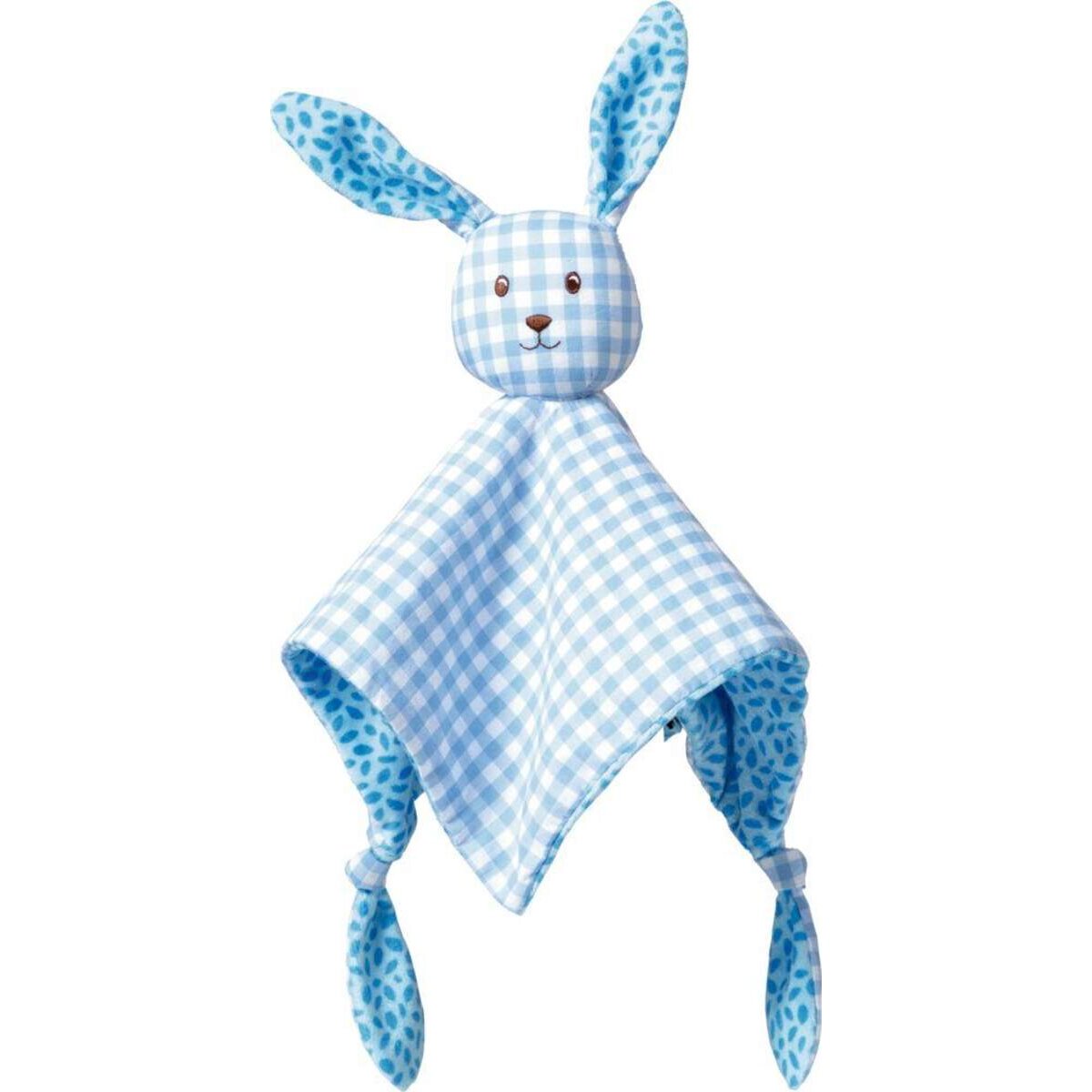 Die Spiegelburg Schnuffeltuch Häschen BabyGlück, vichy hellblau