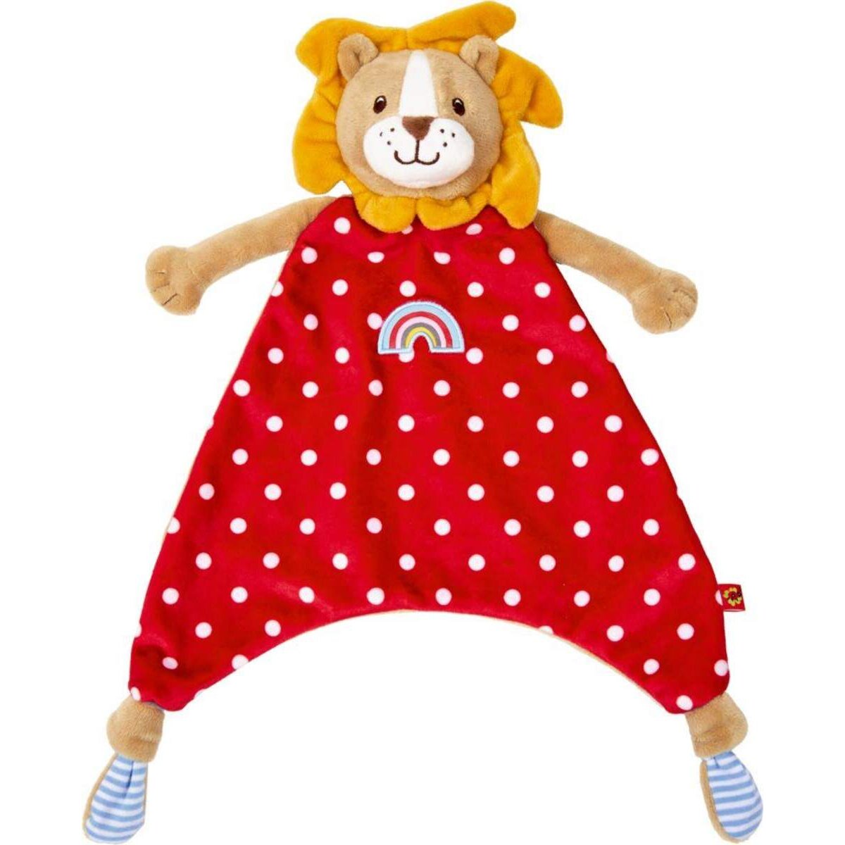 Die Spiegelburg Schnuffeltuch Löwe BabyGlück, rot