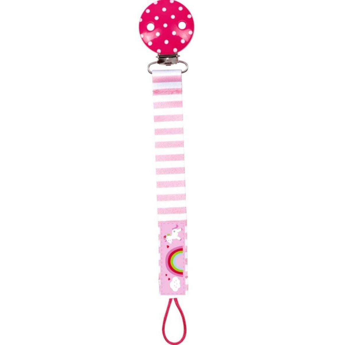 Die Spiegelburg Schnullerband rosa